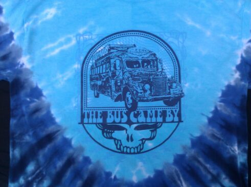The Other Ones Furthur bus LONG SLEEVE tie-dyed tee - Grateful Dead inspired - Image 3