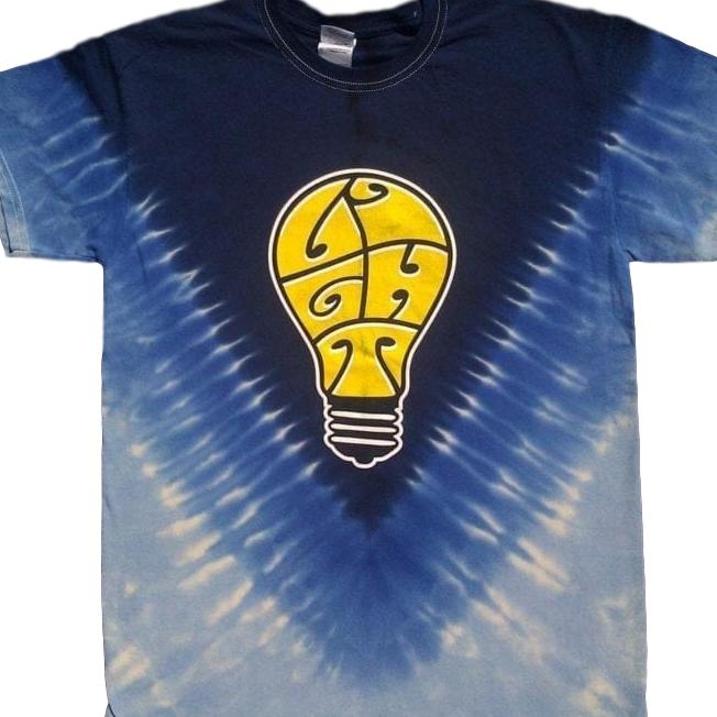 Light tie-dyed tee shirt - Phish / Trey Anastasio inspired