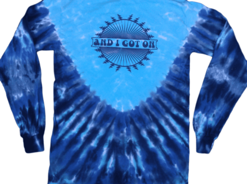 The Other Ones Furthur bus LONG SLEEVE tie-dyed tee - Grateful Dead inspired - Image 2