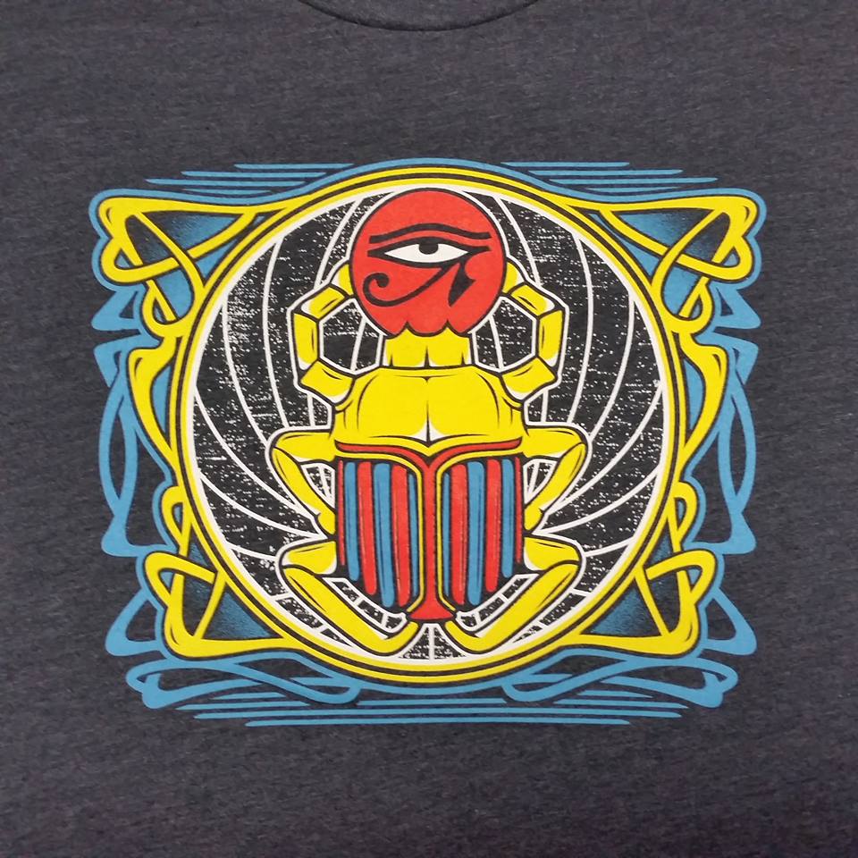 Egypt 78 Scarab tee shirt - Grateful Dead inspired
