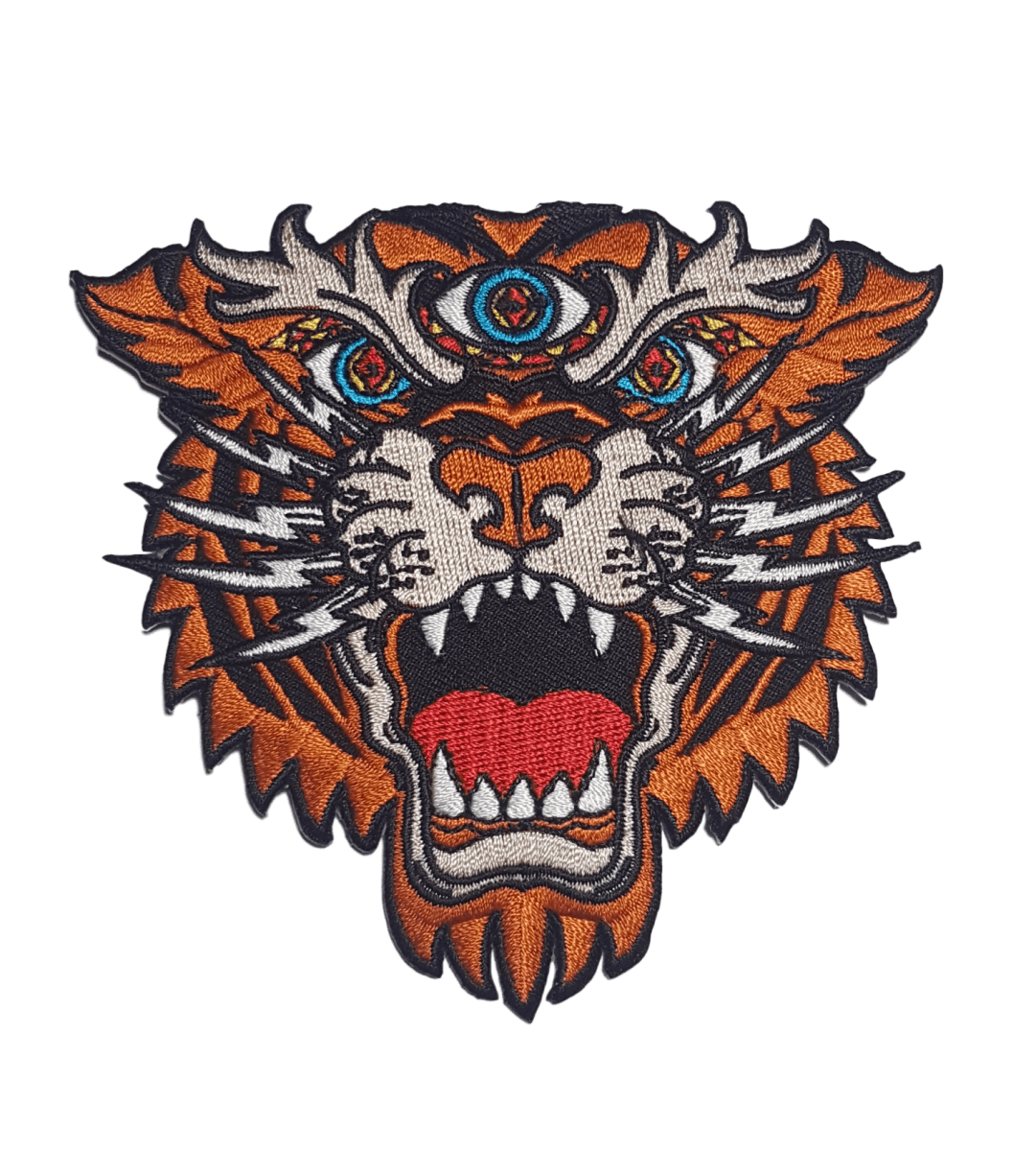 Third Eye Tiger embroidered patch