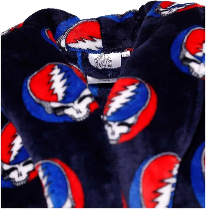 Grateful Dead plush robe with Steal Your Face - Image 2