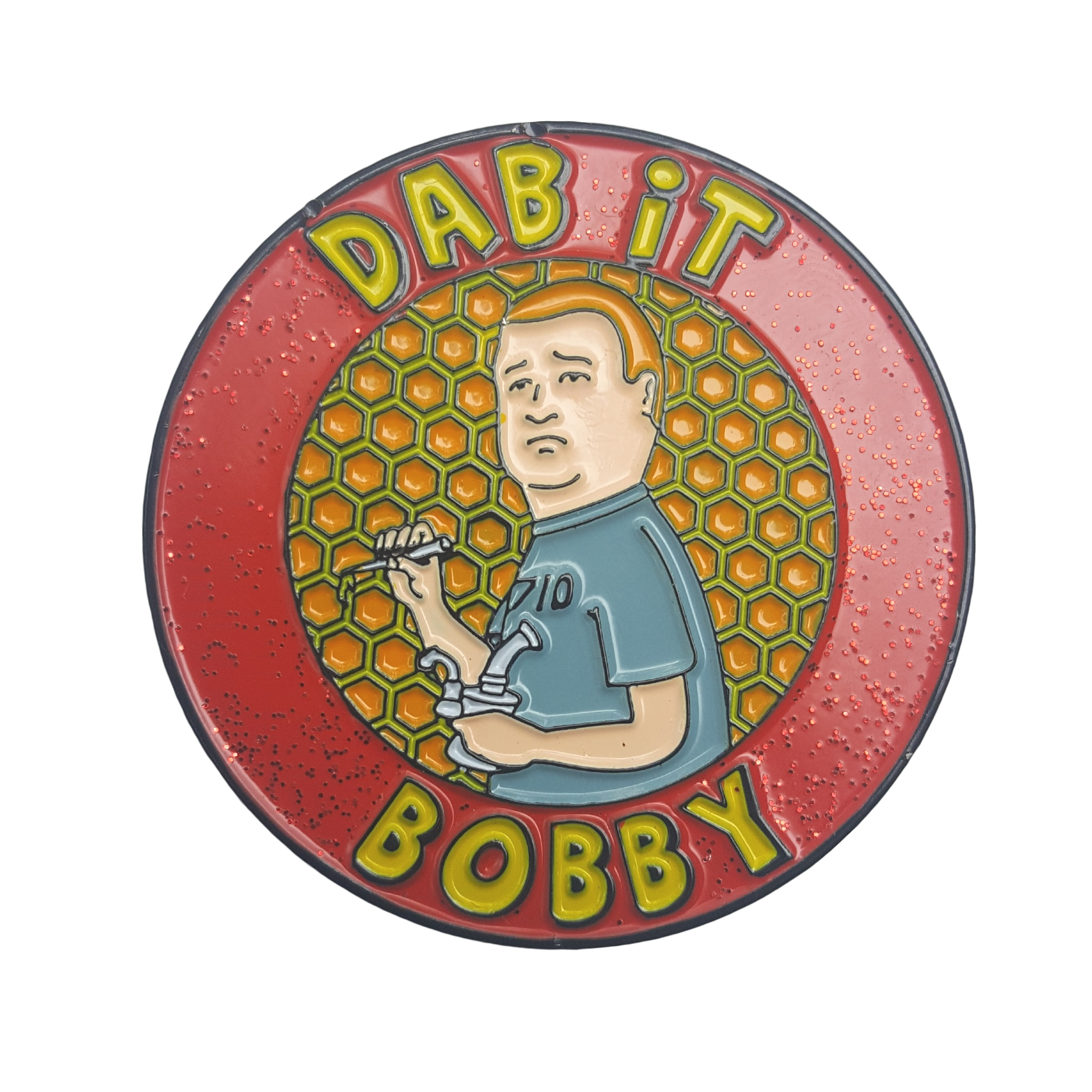 Dab it Bobby pin - King of the Hill, cannabis inspired - Image 2