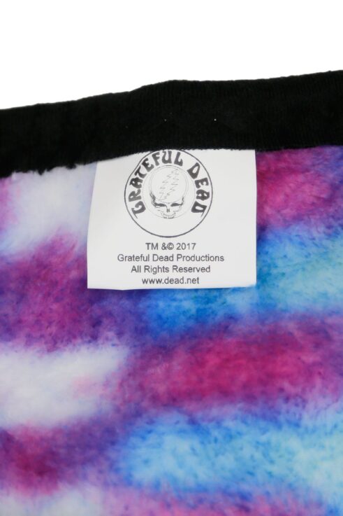 Rainbow dancing bears fleece blanket - licensed Grateful Dead throw - Image 3