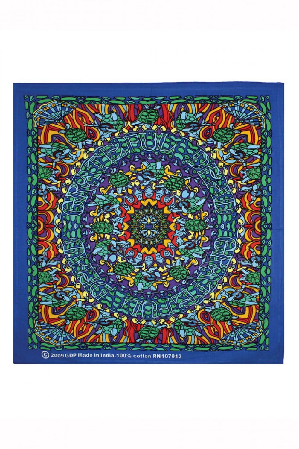 Grateful Dead bandana - Blue Terrapin Dance full color print