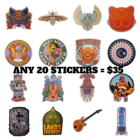 Any 20 stickers for $35